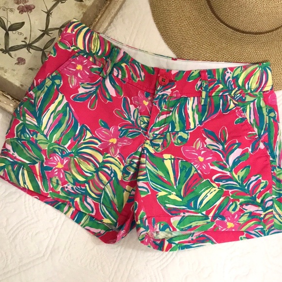 Pants - Lilly Pulitzer Tropical Print Callahan Short